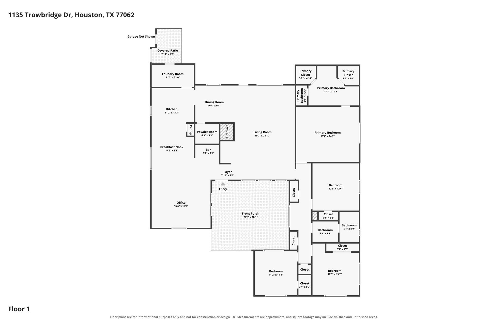 1135 Trowbridge Drive, Houston, TX 77062