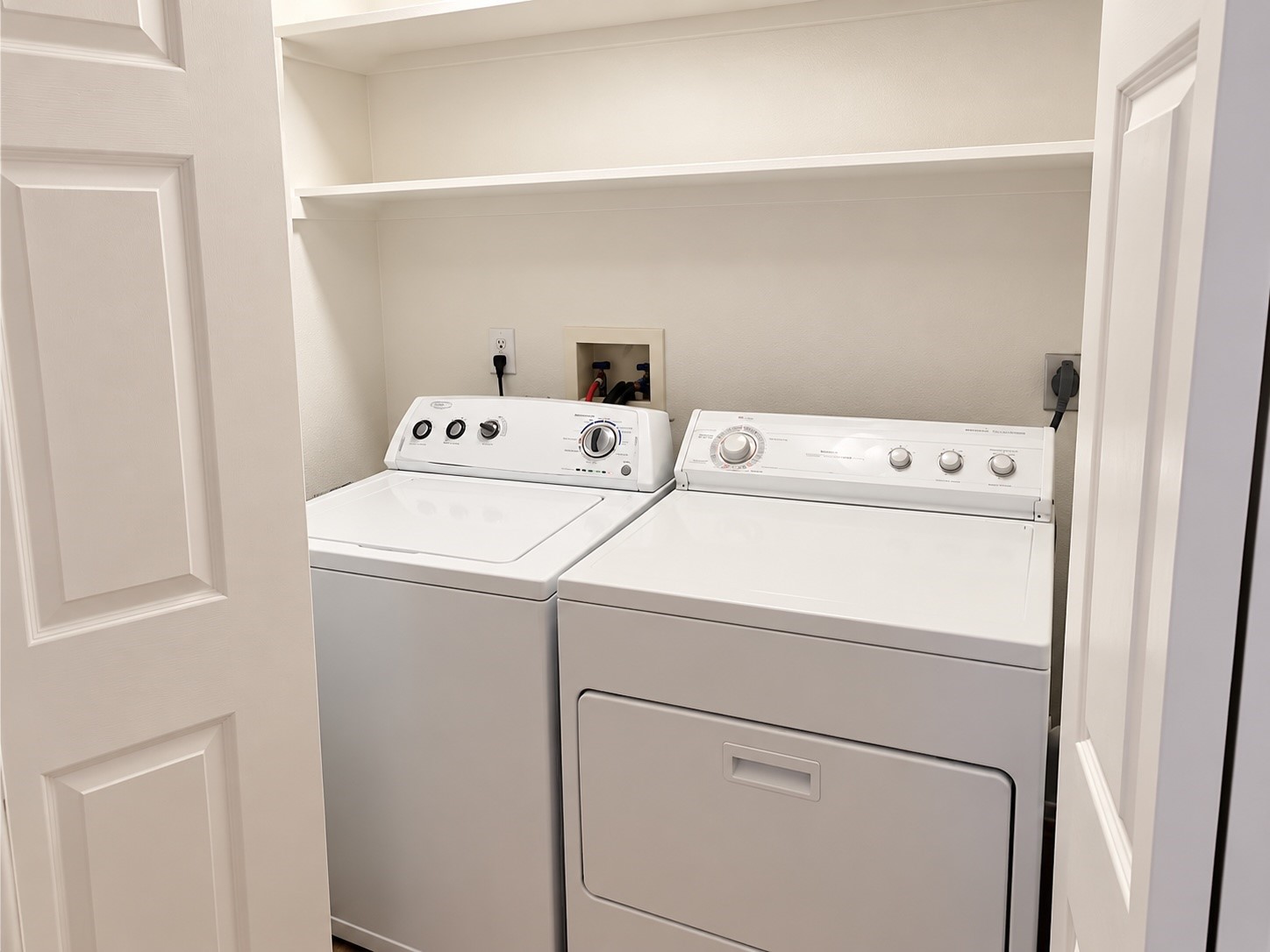 Indoor Washer/Dryer area.