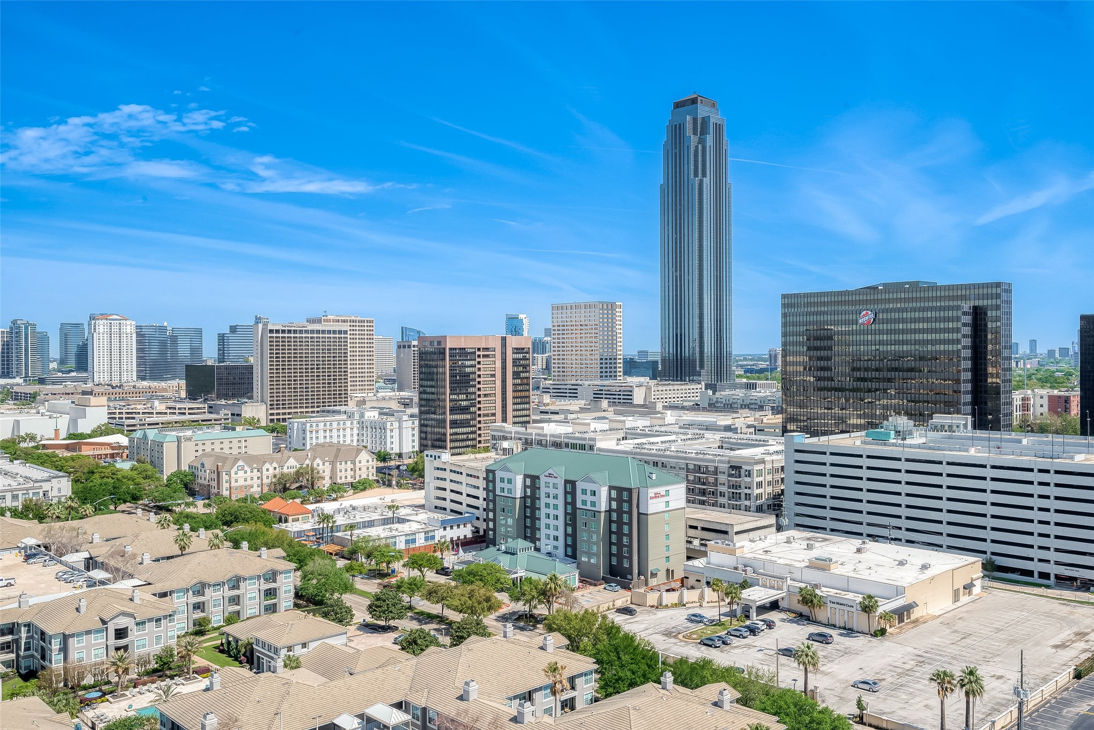 Enjoy the view of the Galleria Area during the day and also at night.