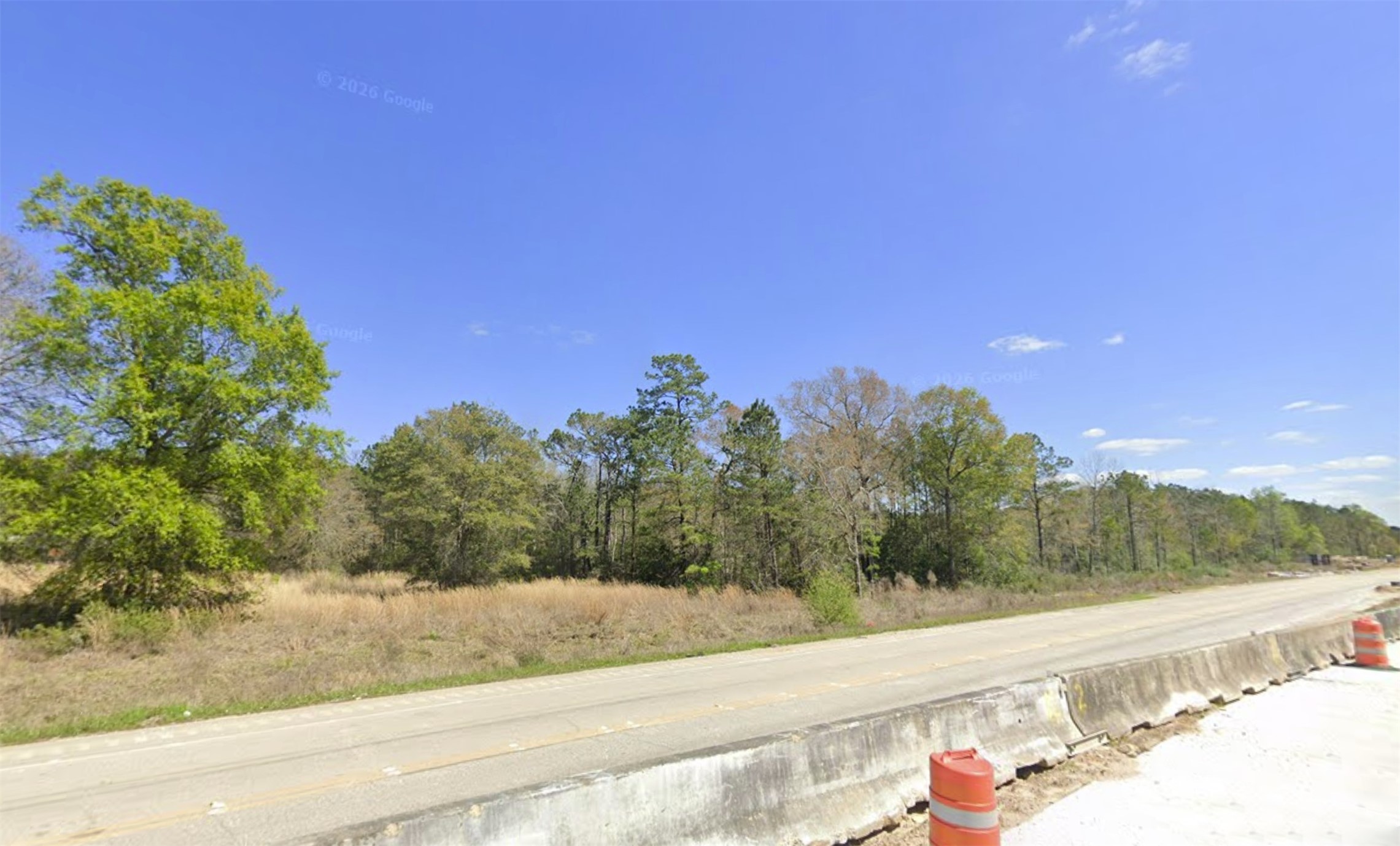 Hwy 105 is in the process of being widened.