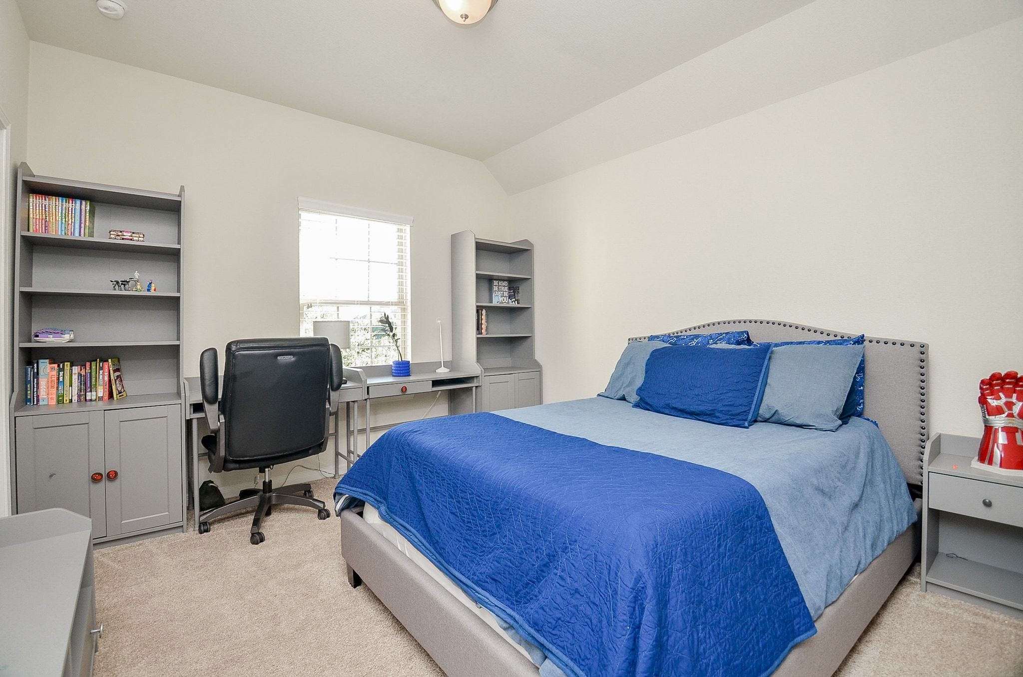 Spacious secondary bedroom.