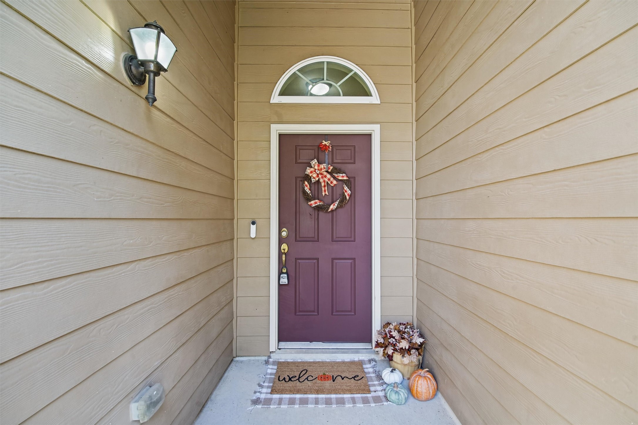 Welcoming entry.