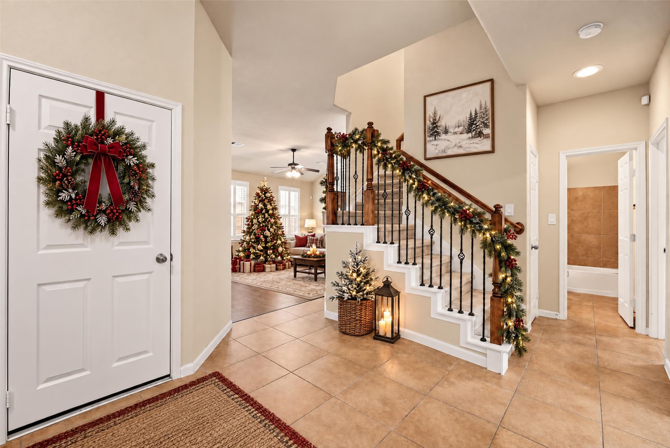 This home is vacant and a blank canvas ready to be decorated and filled with guests for the holidays!
