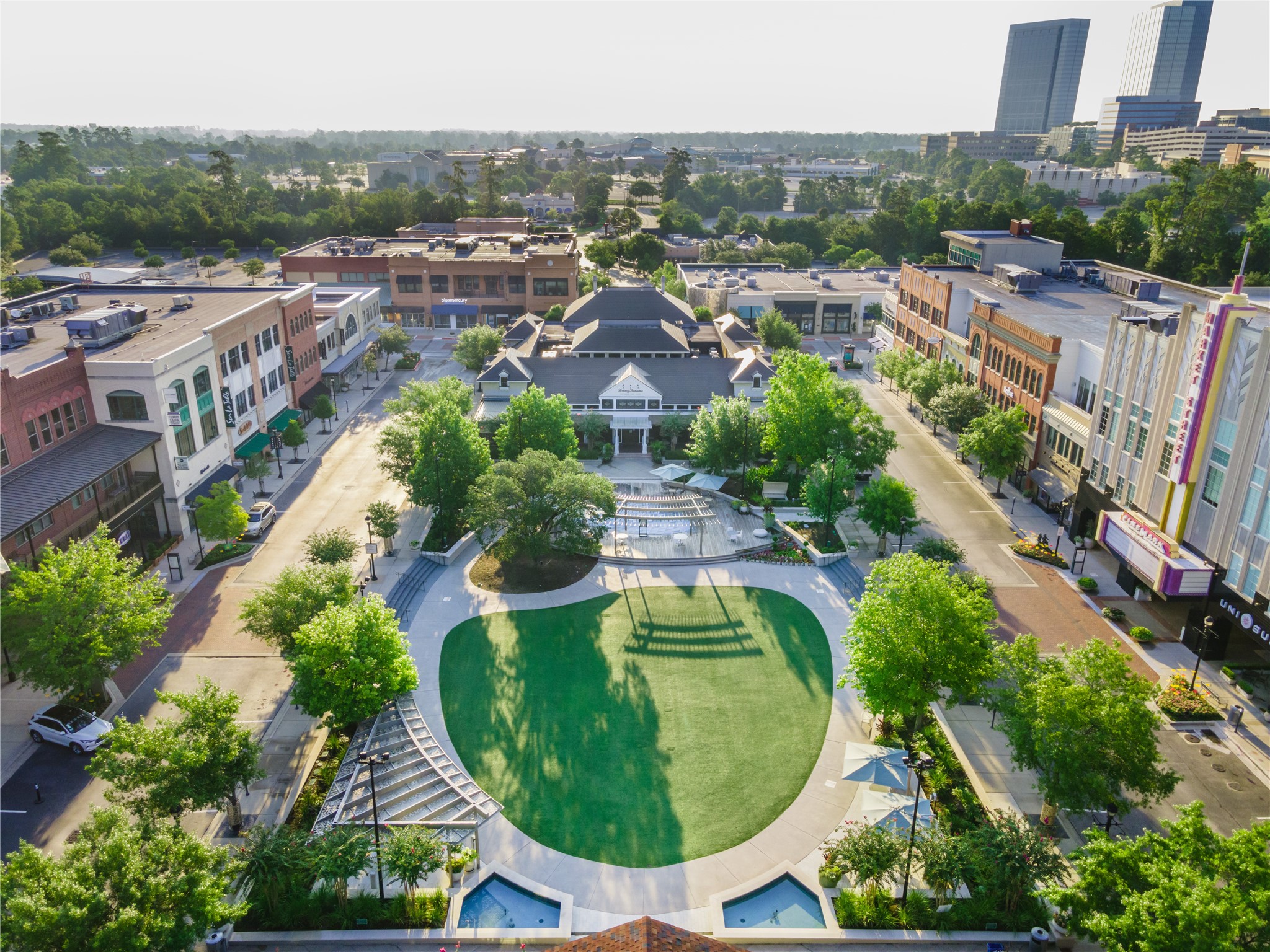 Nearby Market Street offers a variety of dining and shopping options in The Woodlands, TX.