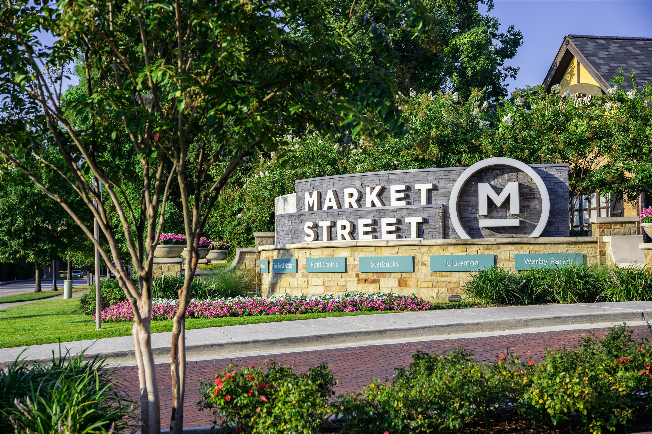Market Street and Town Center in The Woodlands, TX