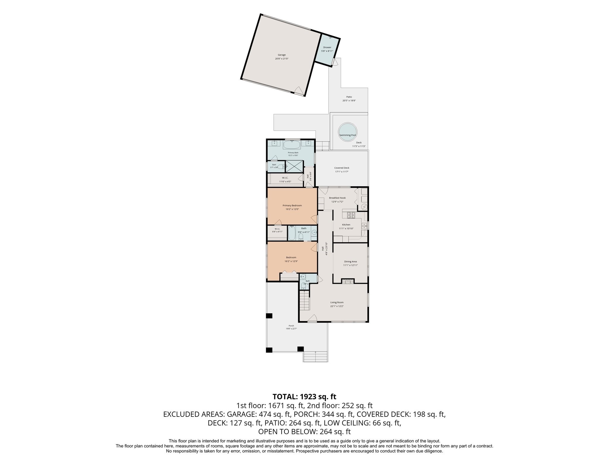1st floor plan (Buyer responsible to confirm all measurements).