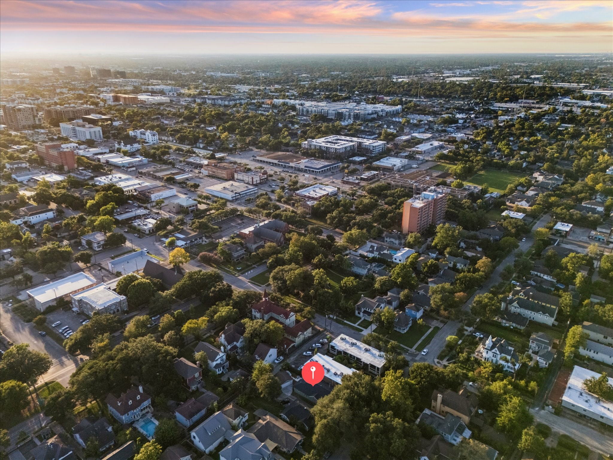 In addition to the nearby Height's Blvd hike/bike trail are the numerous restaurants and shops off Yale and down 19th.