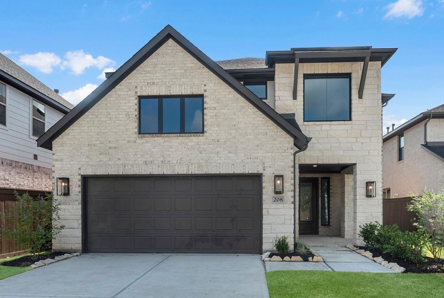 Move-In Ready! Westin Homes | Astoria  New Construction. Grass is digitally enhanced.