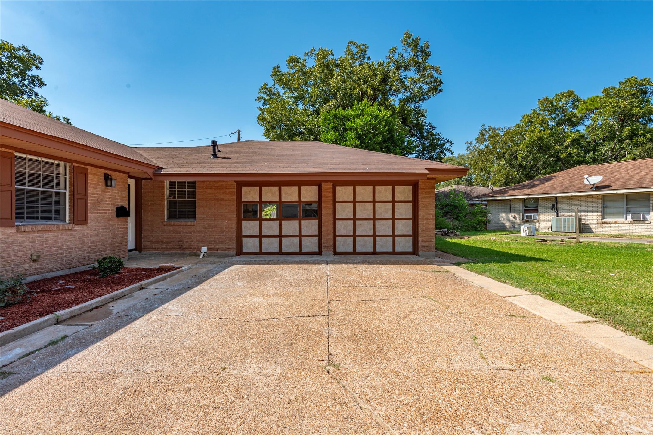 Two-car garage