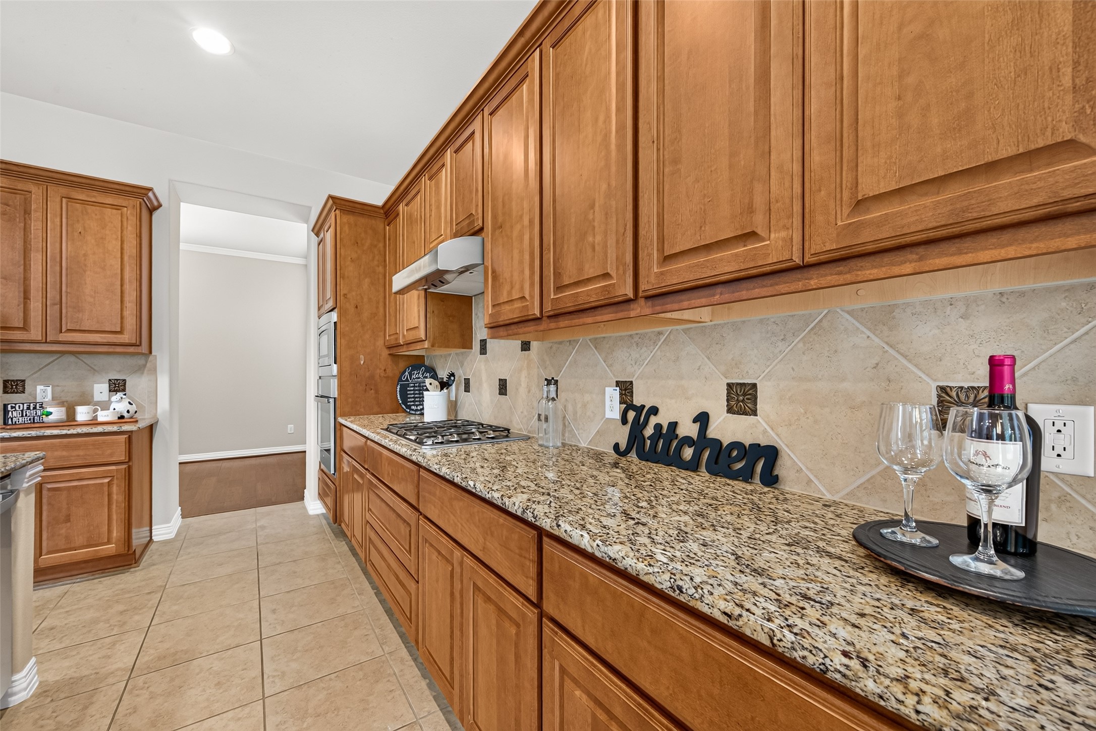 Kitchen cabinets and granite countertops