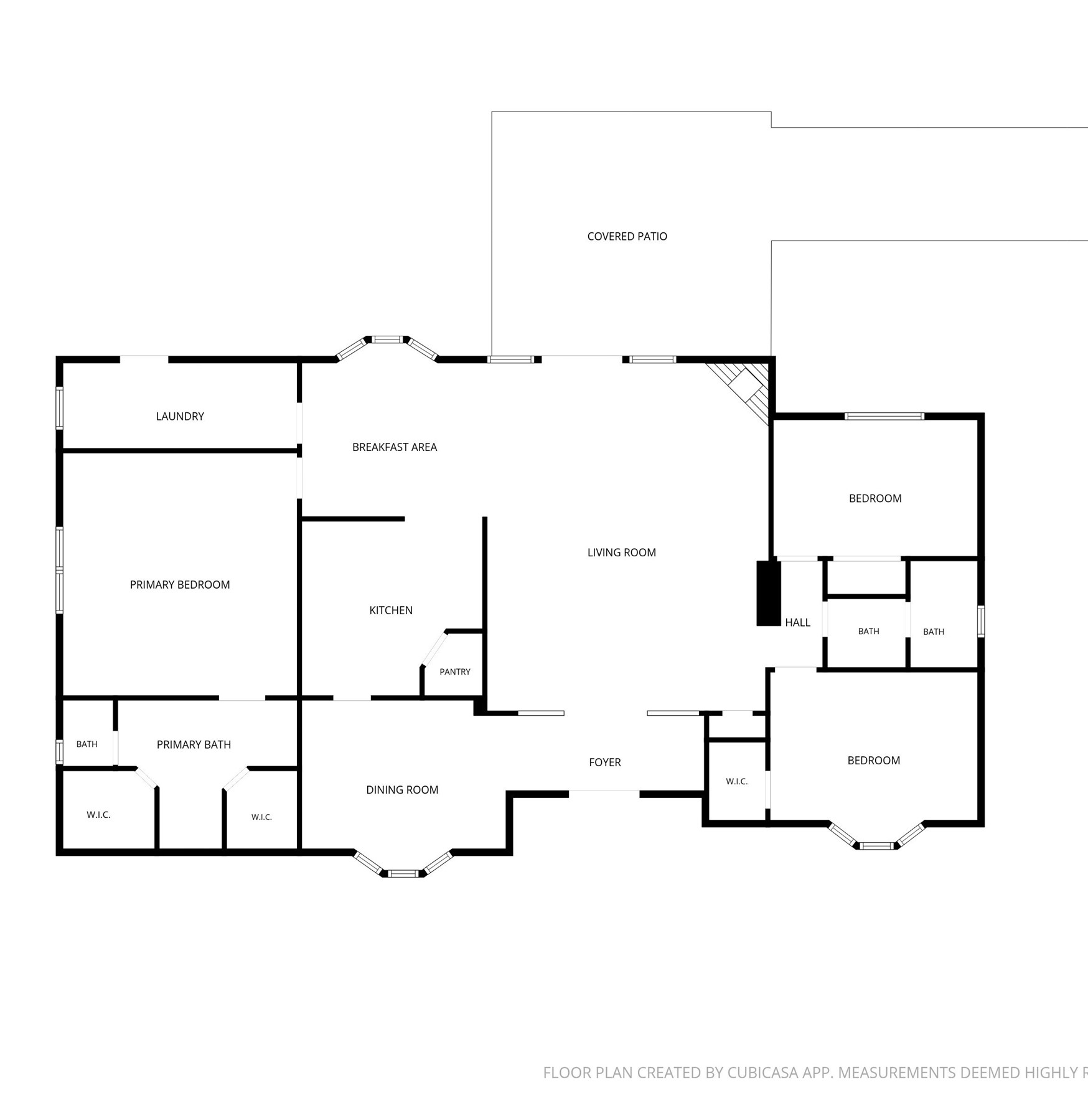 Floor plan created by Cubicasa for illustration purposes only.