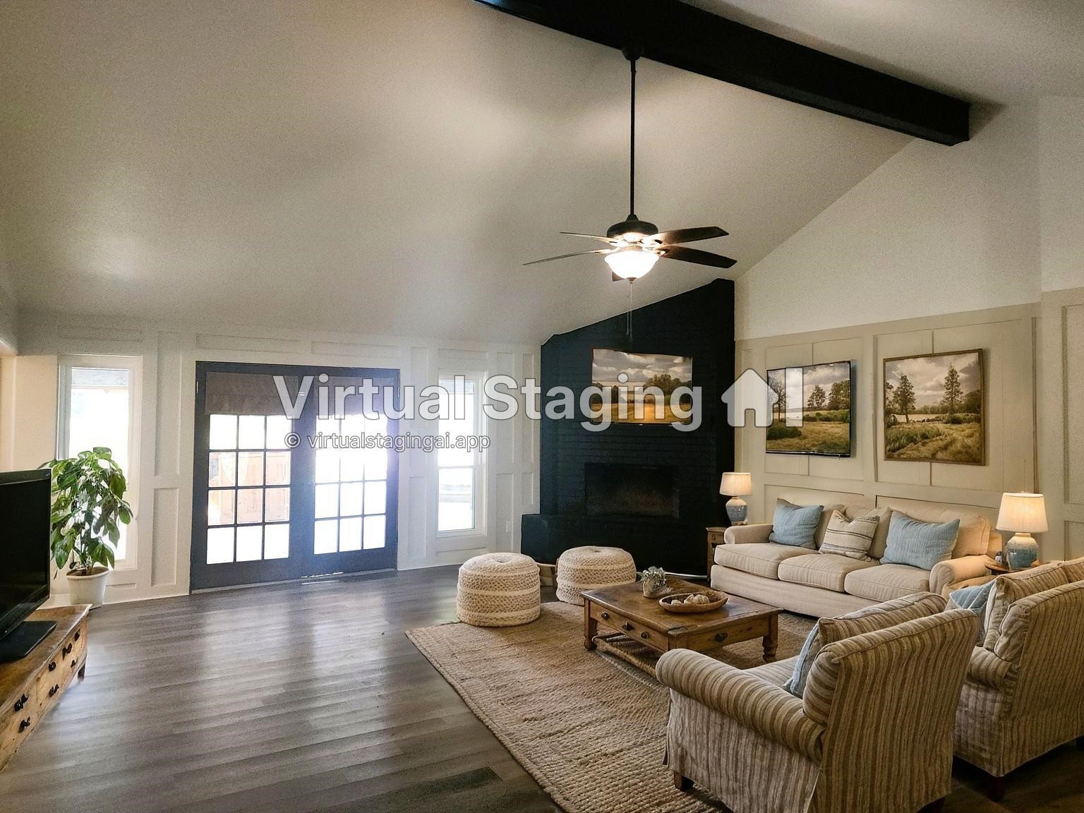 Virtually staged to show you a furniture placement option. Virtually staged to show you a furniture placement option.