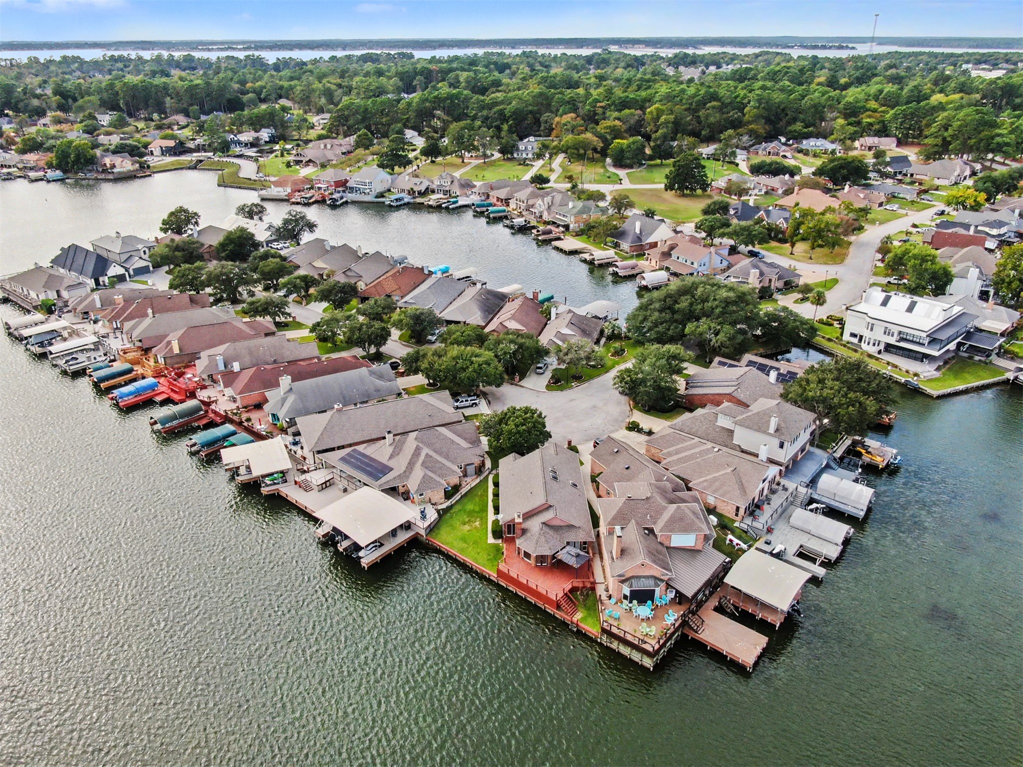 Pelican Island- Notice this home is one of the few with green space.