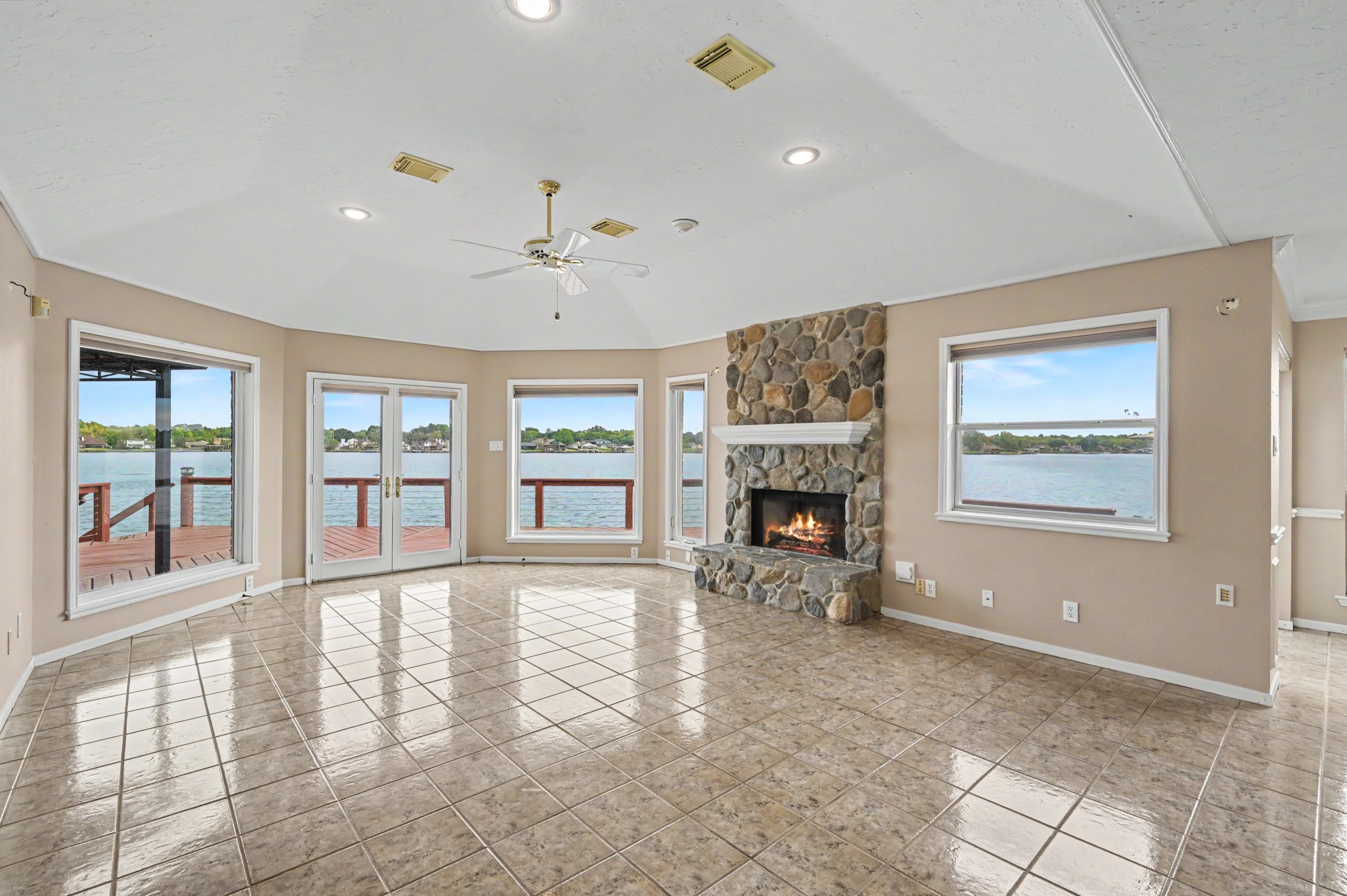 Living Area with breathtaking views.