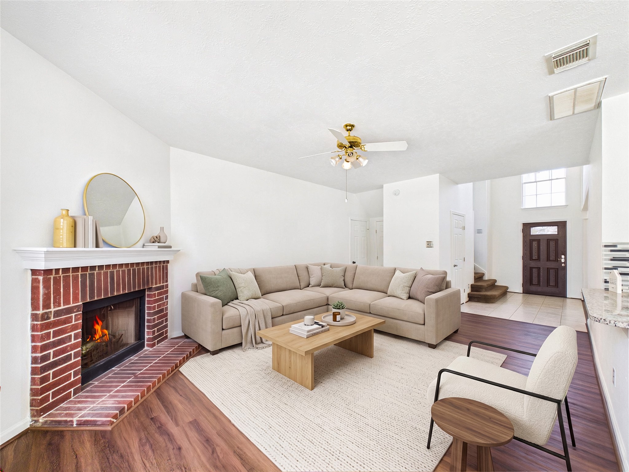 Living Room Staged Living Room Staged