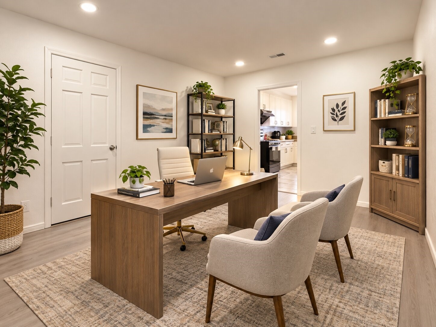 digital staged home office