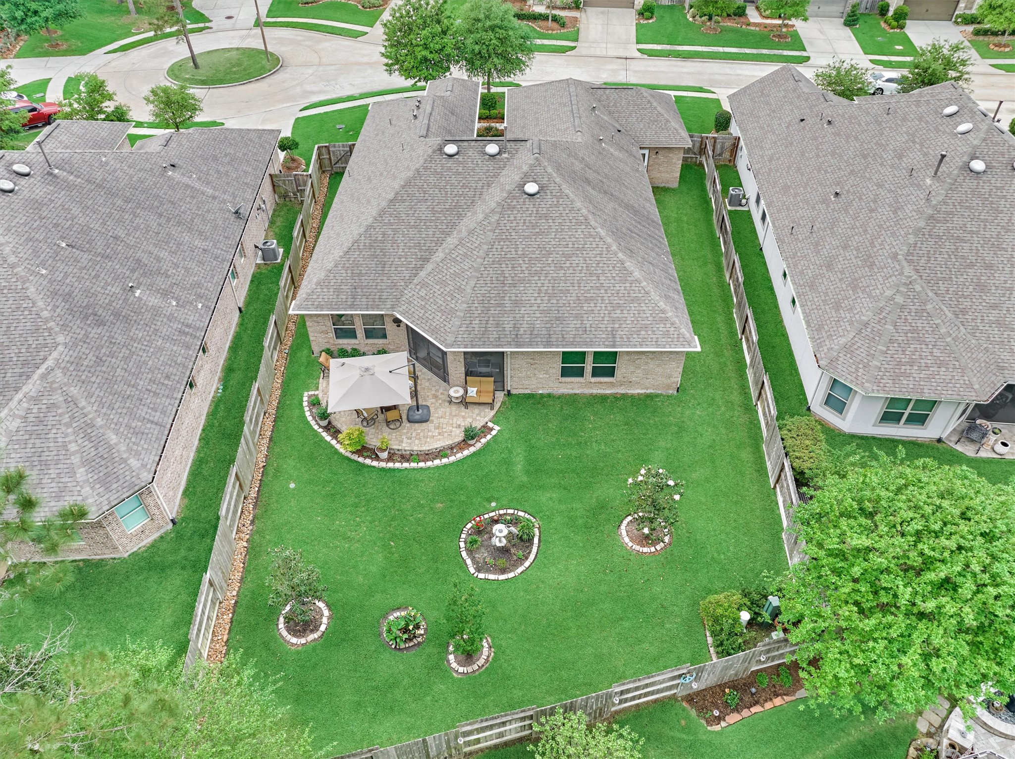 What a park-like setting for this cul-de-sac gem!