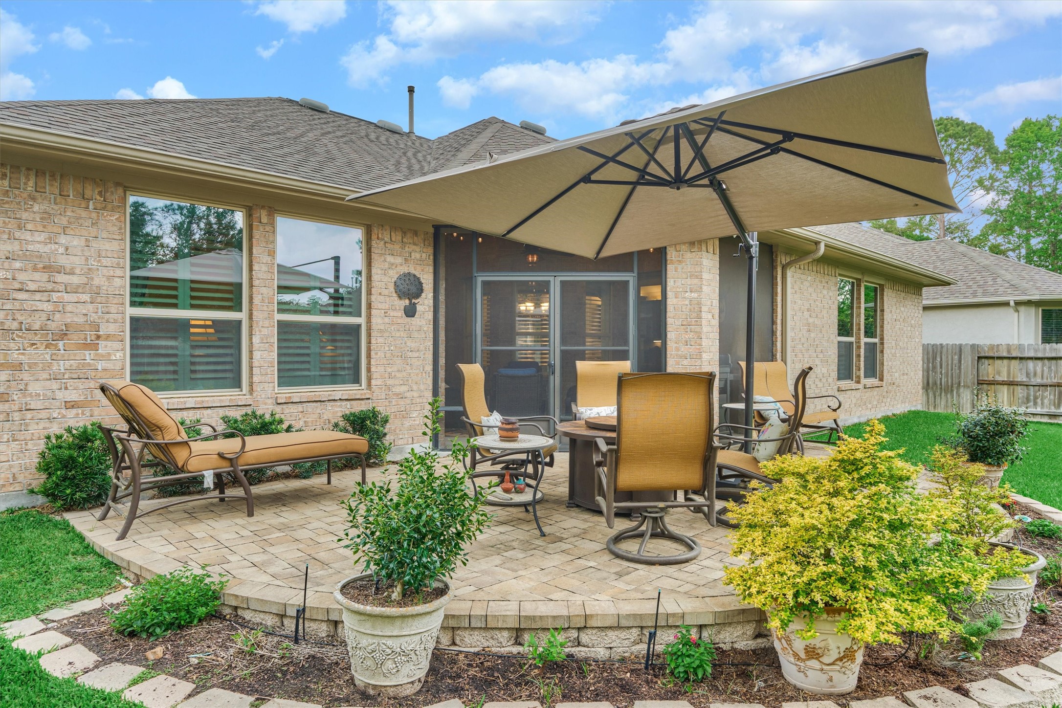 Relax and enjoy the surrounds of nature on the patio.
