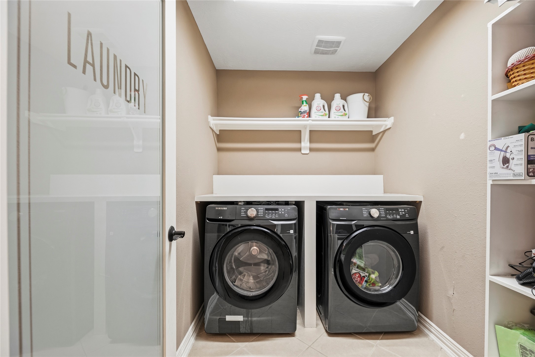 Sizable utility room.