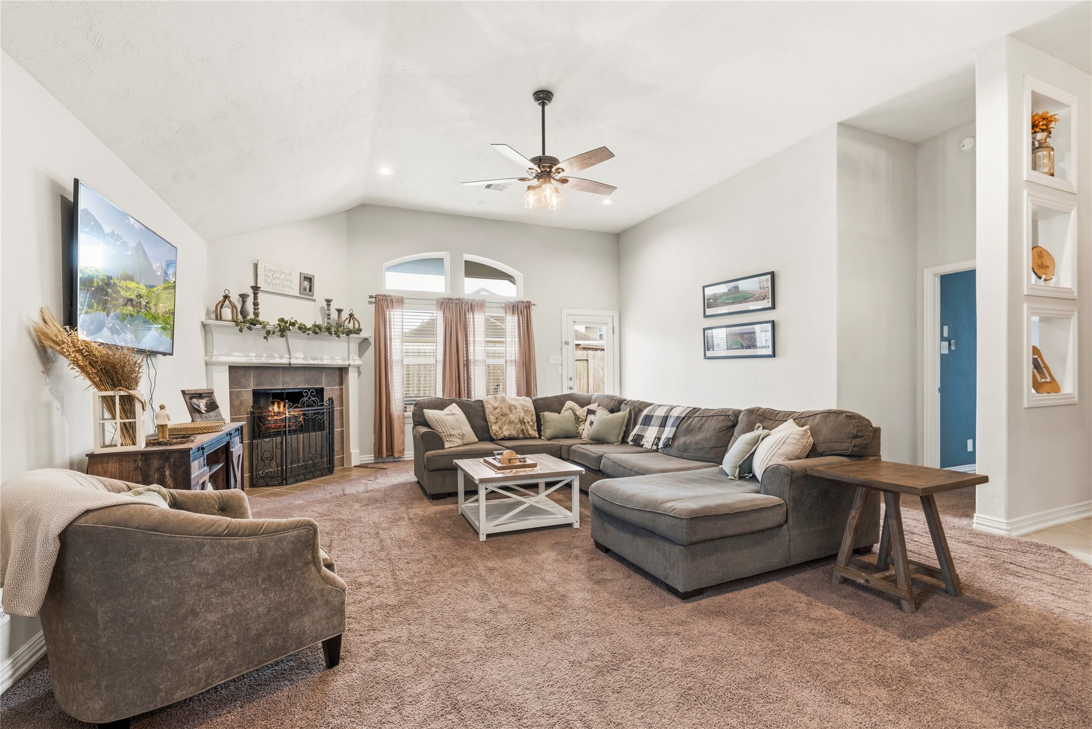 Another view of the family room.
