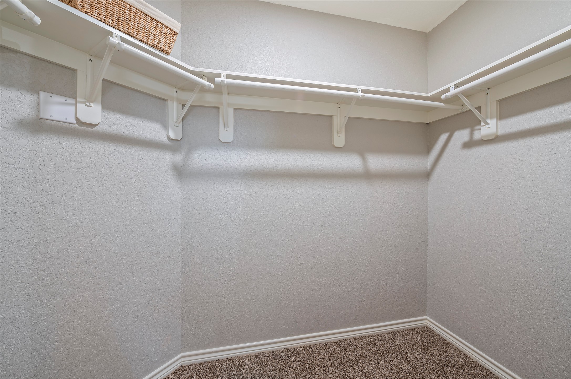 Large walk in closet.