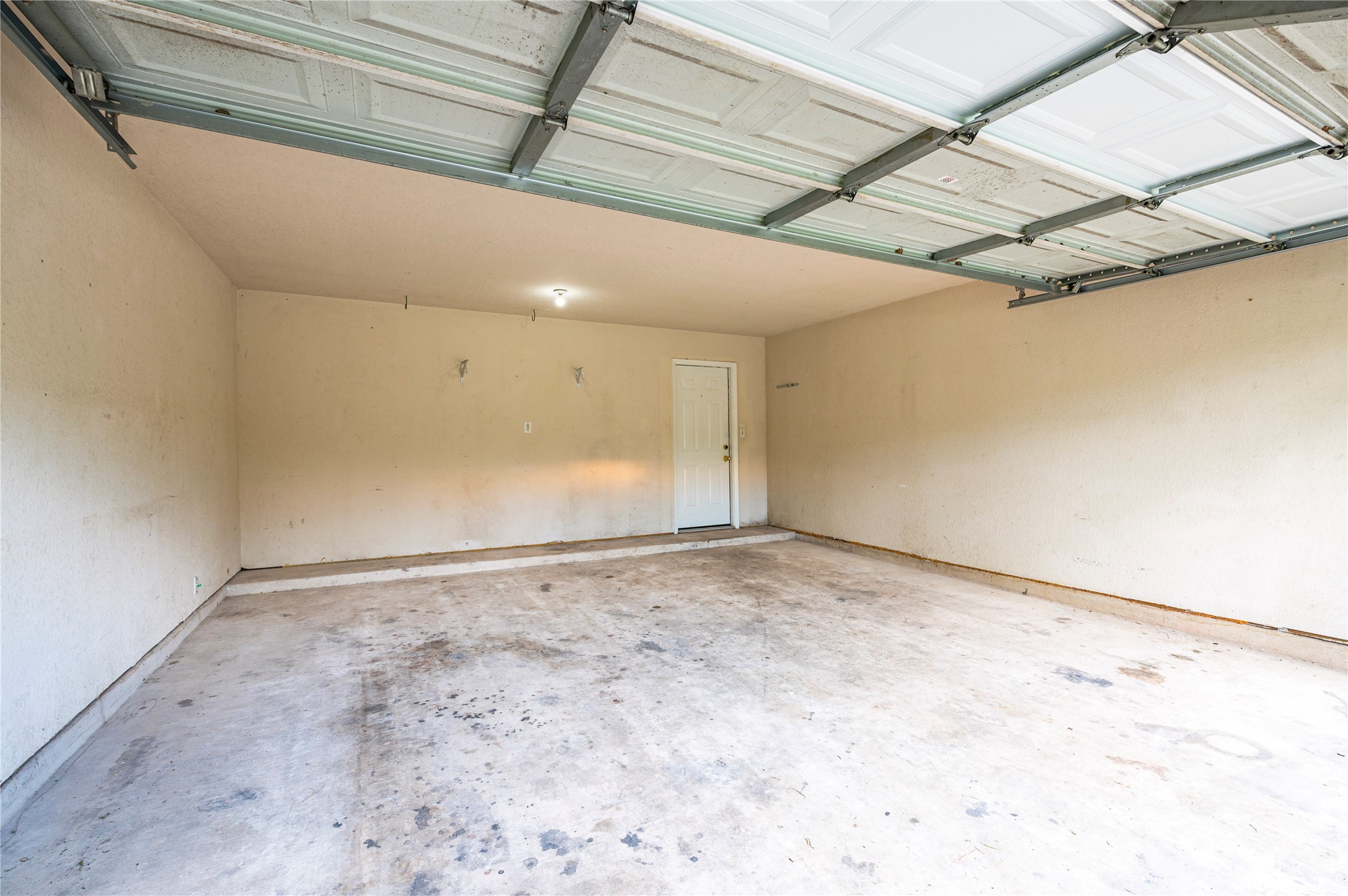 Large 2 car attached garage.