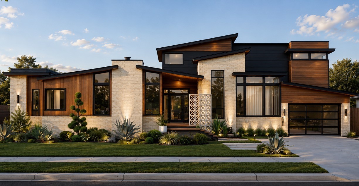 Rendering of the available plans for 3510 N. Braeswood OR build your own dream home! Rendering of the available plans for 3510 N. Braeswood OR build your own dream home!