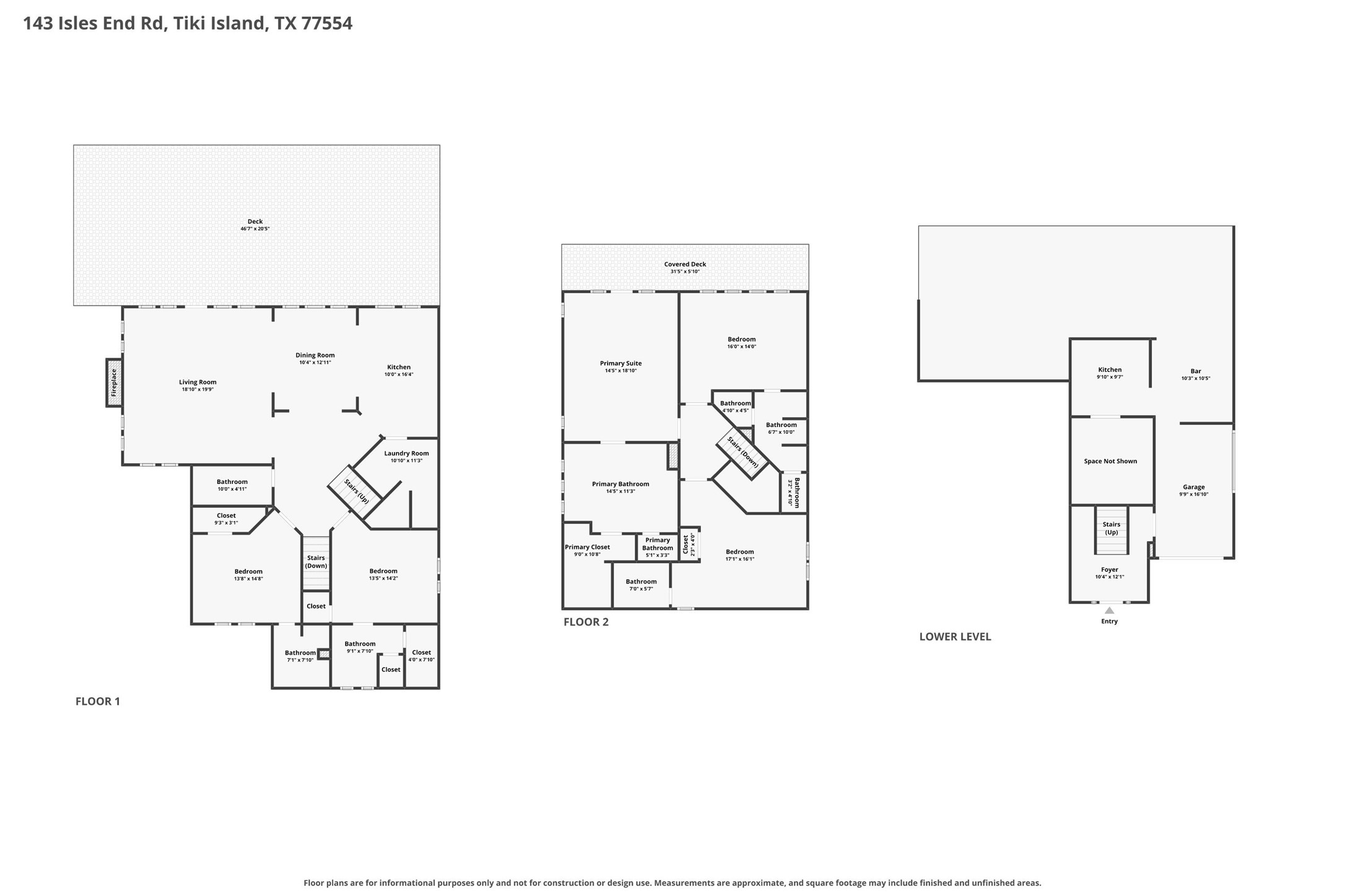 143 Isles End Road, Tiki Island, TX 77554