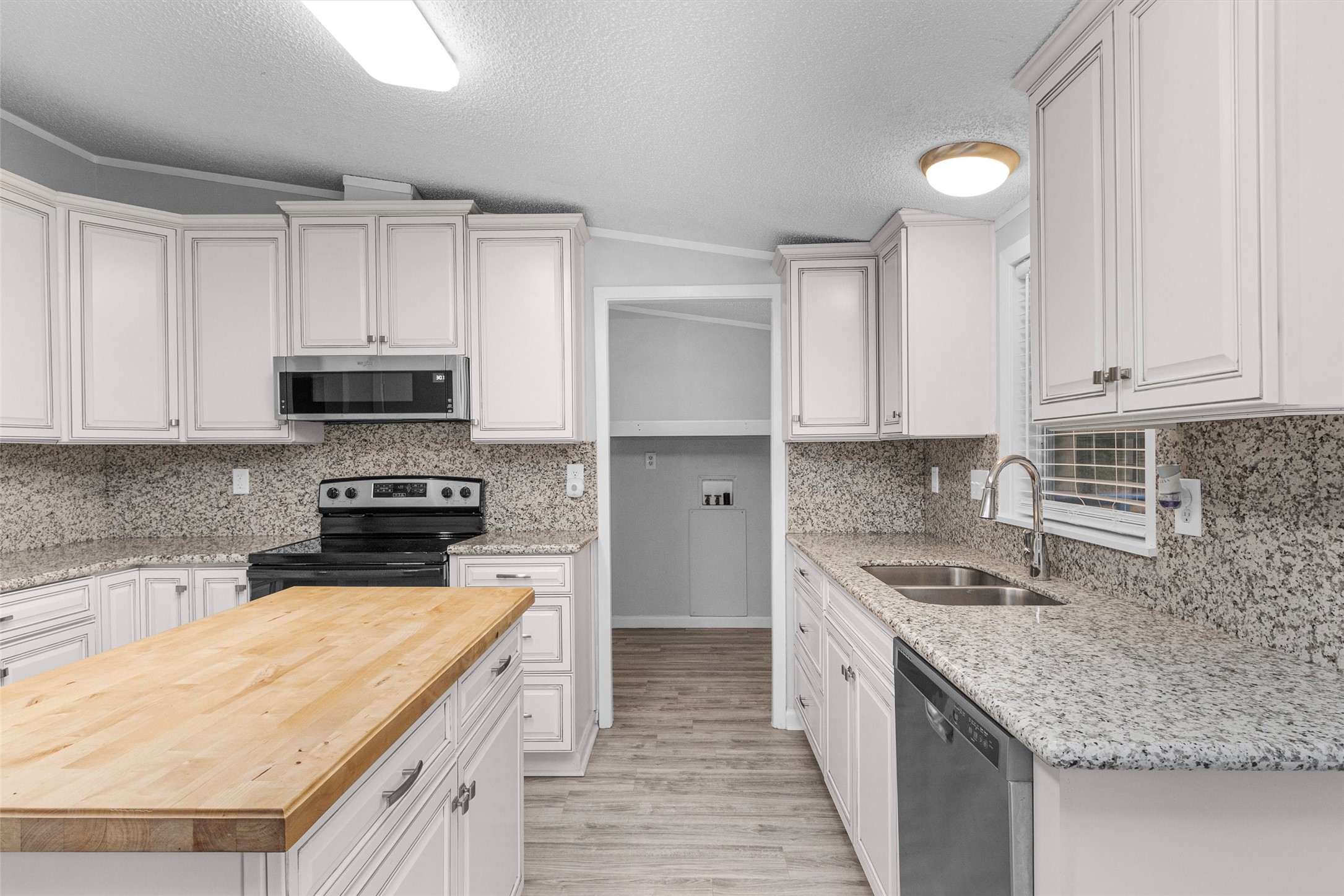 Butcher block island