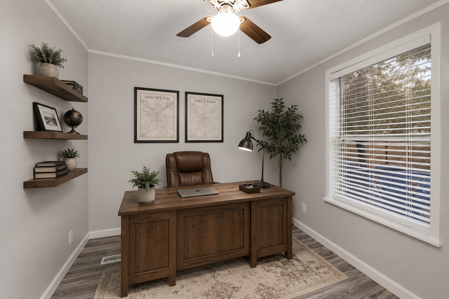 Office or 4th bedroom virtually staged