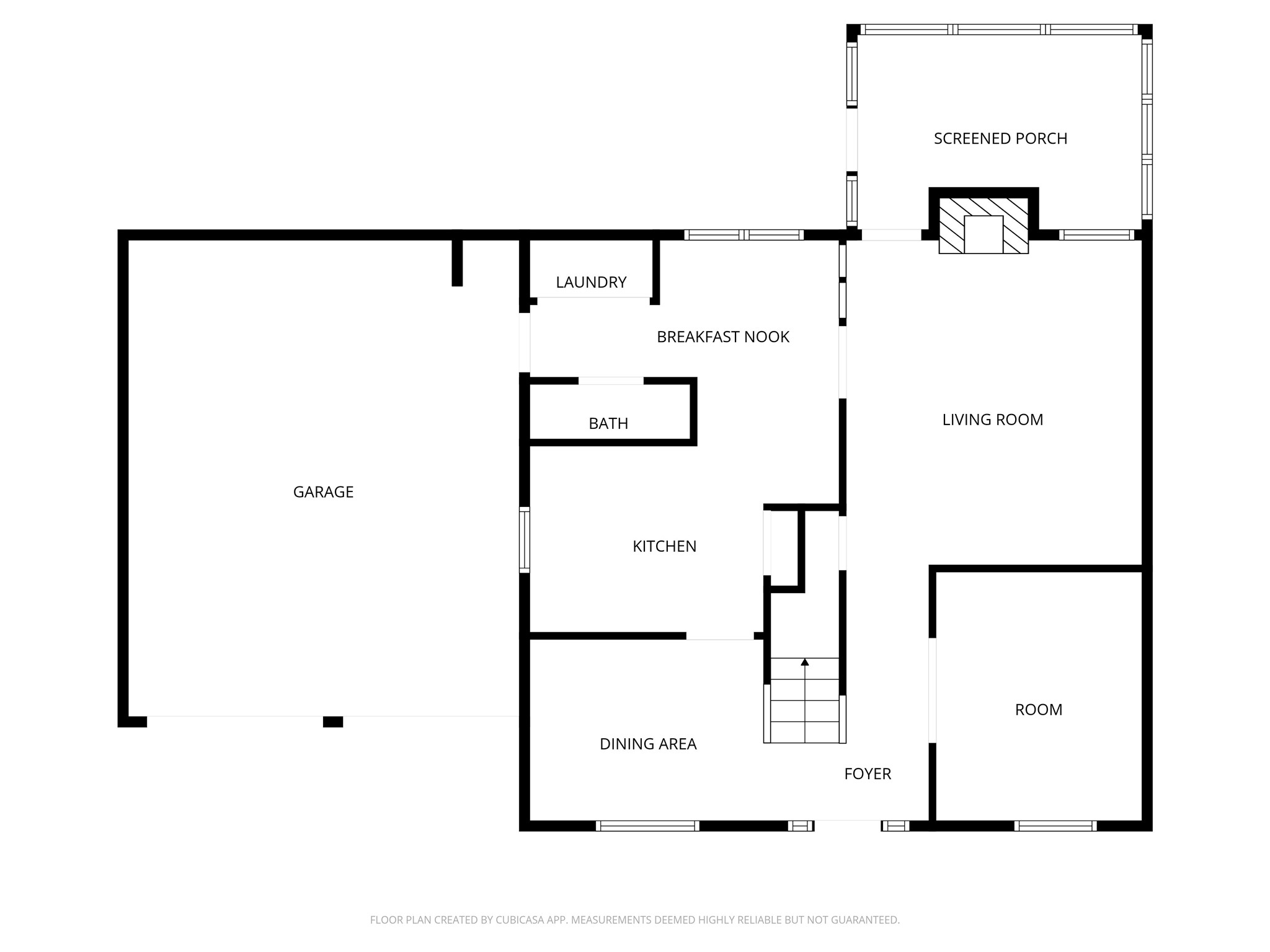 First level floor plan.