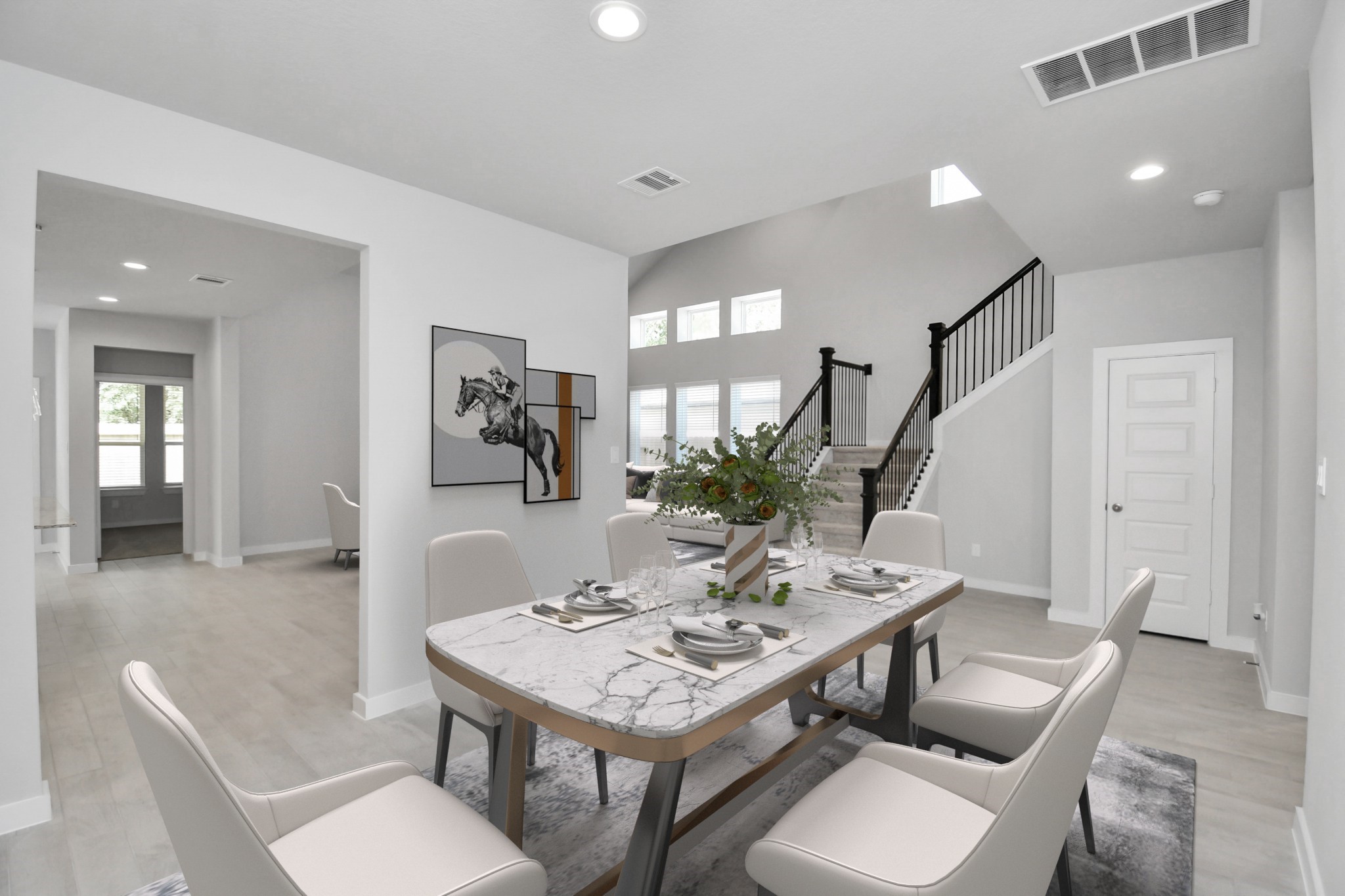 Virtually Staged - Dining Room. Sample photo of completed home with similar floor plan. Actual colors and selections may vary.
Sample photo of completed home with similar floor plan. Actual colors and selections may vary. Virtually Staged - Dining Room. Sample photo of completed home with similar floor plan. Actual colors and selections may vary.
Sample photo of completed home with similar floor plan. Actual colors and selections may vary.
