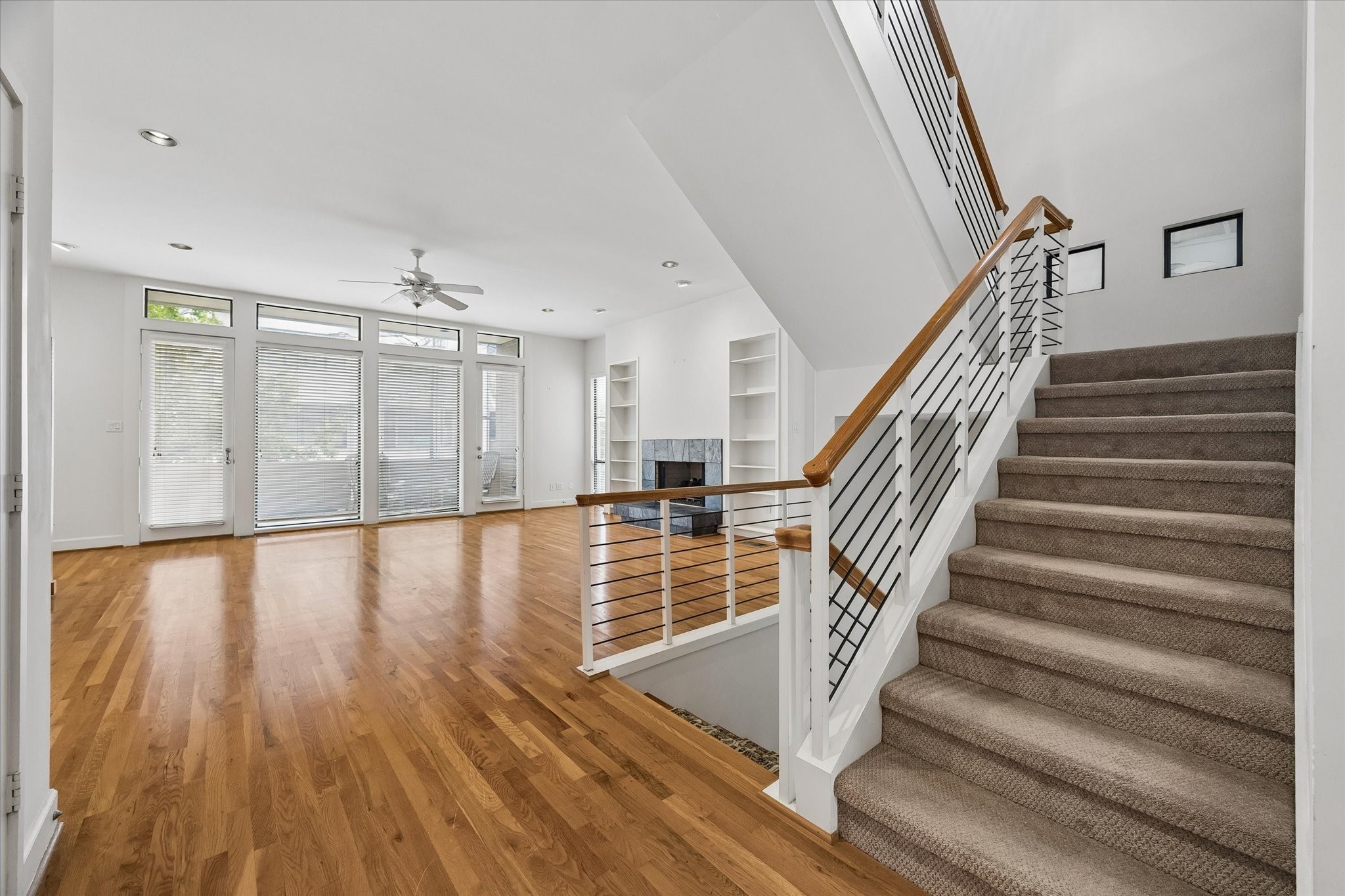 LOVE THE STAIRCASE, CONVENIENT TO ALL FLOORS.