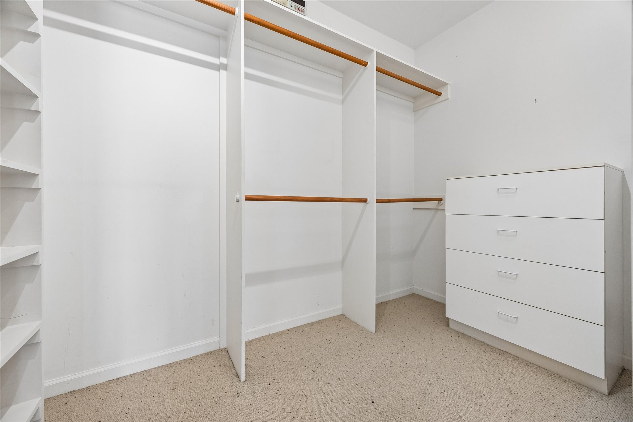THIS IS AN EXTRA STORAGE CLOSET.  UPSTAIRS HALL AREA
