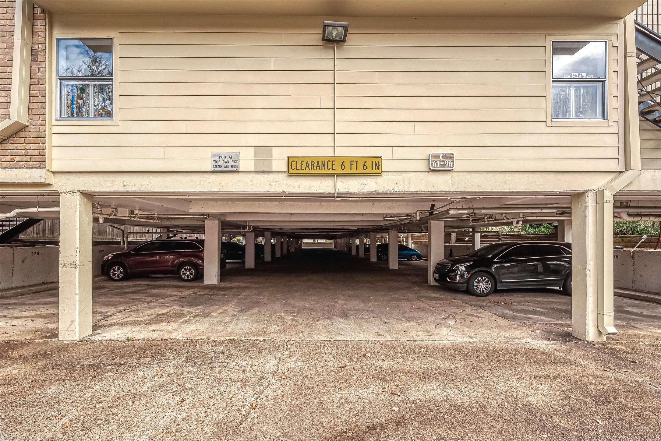 Unit #54 includes one assigned parking space in the gated underground parking garageanother nice convenience! Guest parking is available along the street outside the gated community.