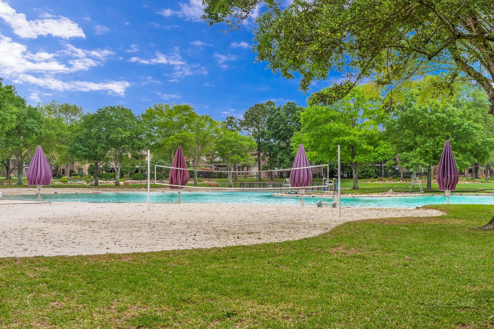 One of CR's pools, known for it's sandy beach