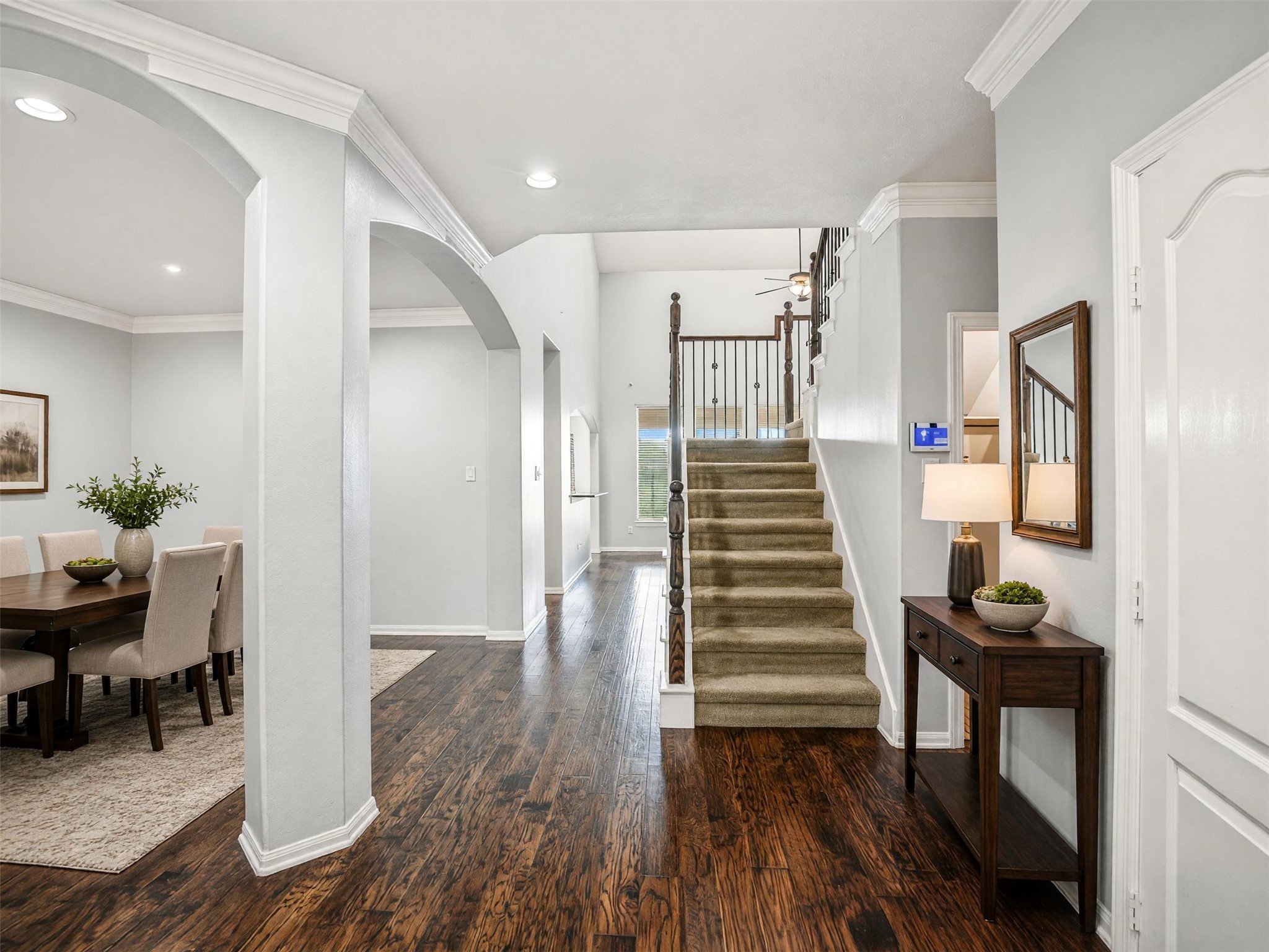 Here you can really appreciate the real, hardwood floors that are featured on the 1st floor! (VS)