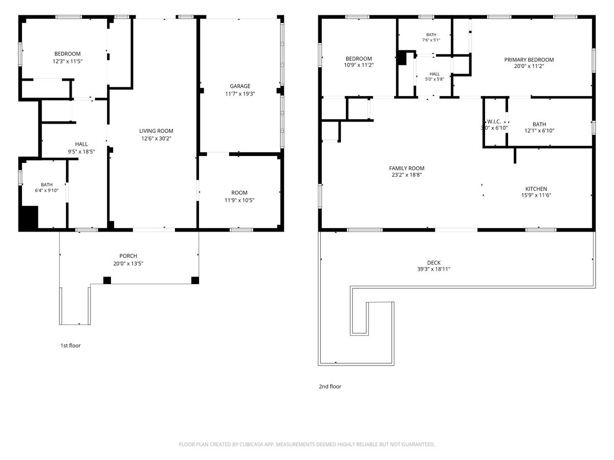 First and Second Floor
