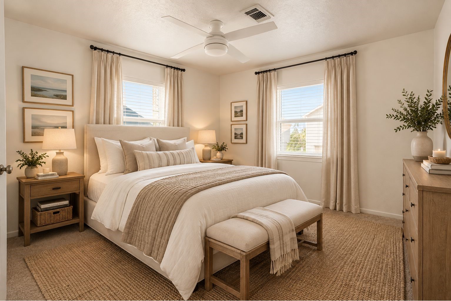 2nd Bedroom - virtually staged