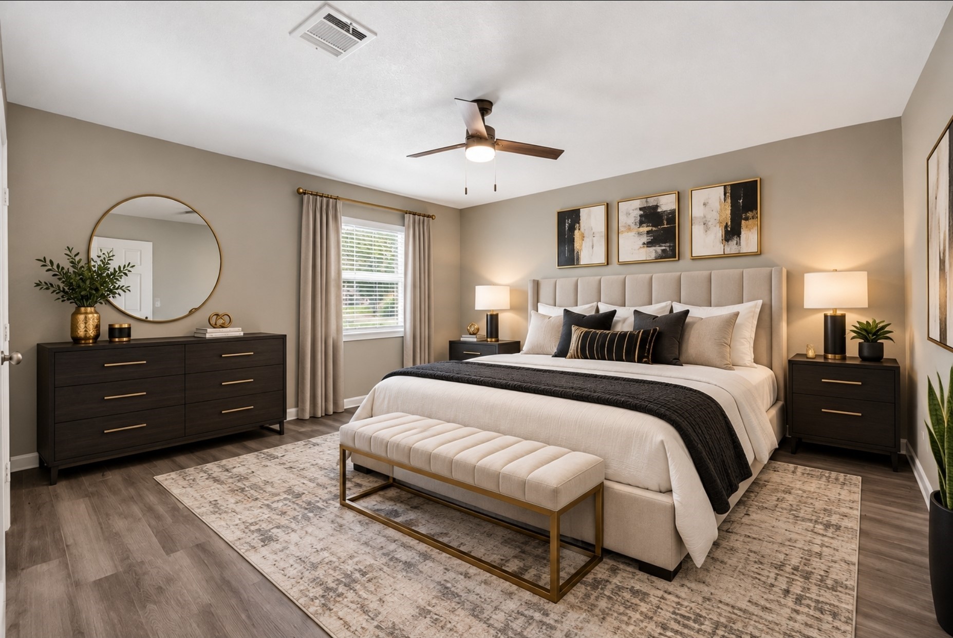 Bedroom 3 virtually staged