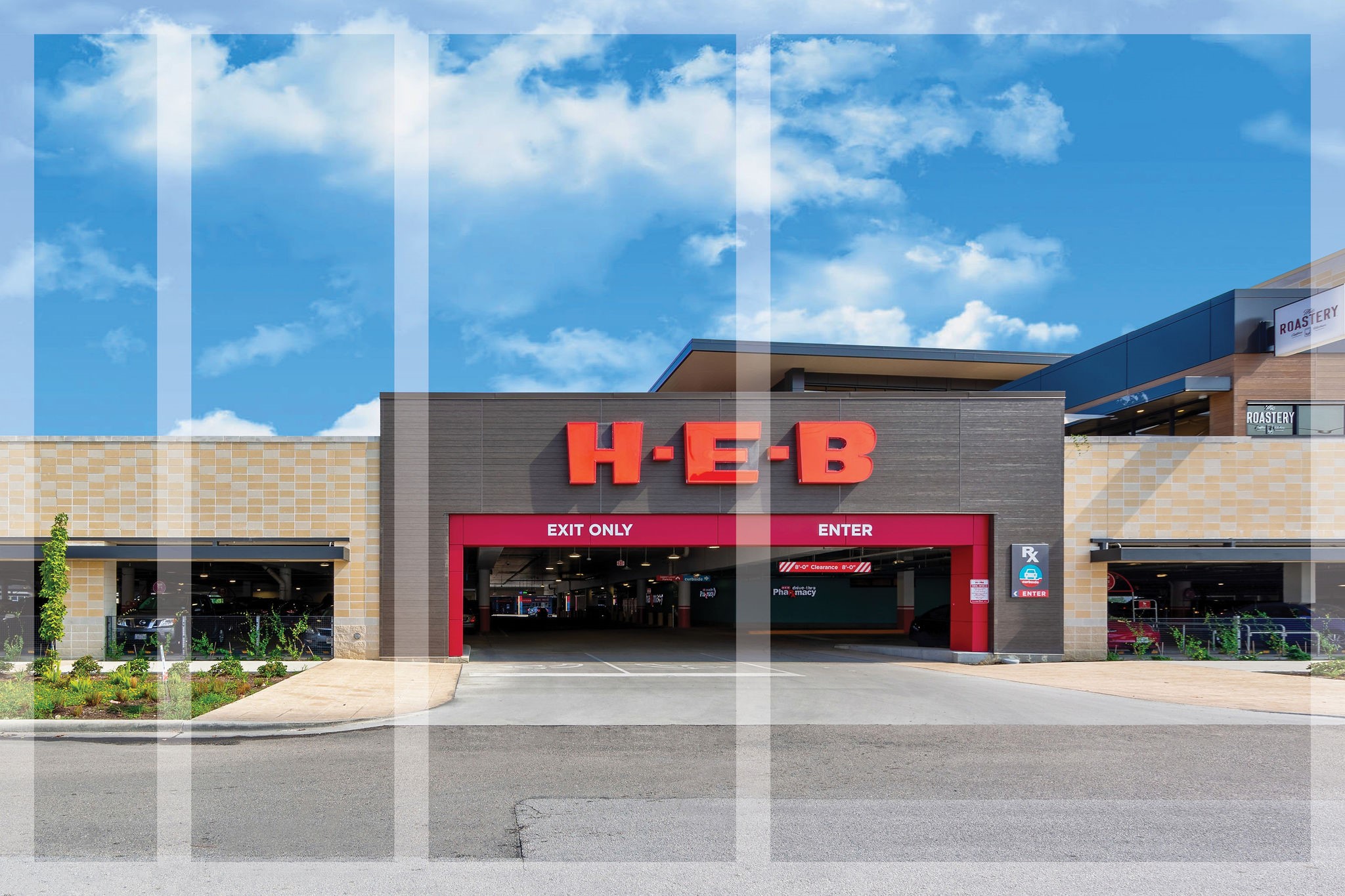 HEB sits just South of 610 and offers grocery convenience within a few minutes drive.
