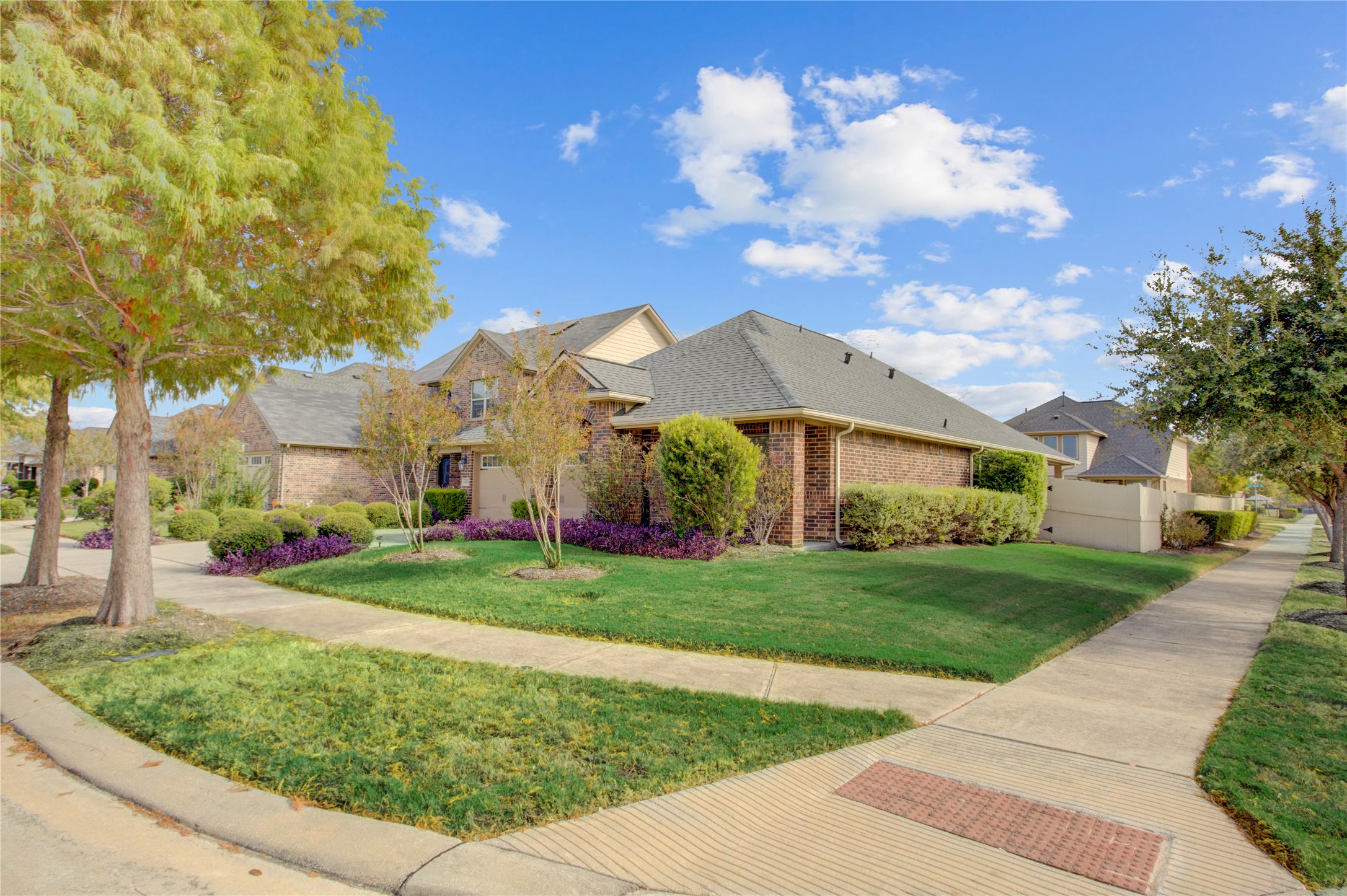 Beautifully situated on a corner lot, this home offers attractive landscaping and a welcoming neighborhood setting. REMEMBER FRONT LAWNCARE IS INCLUDED!