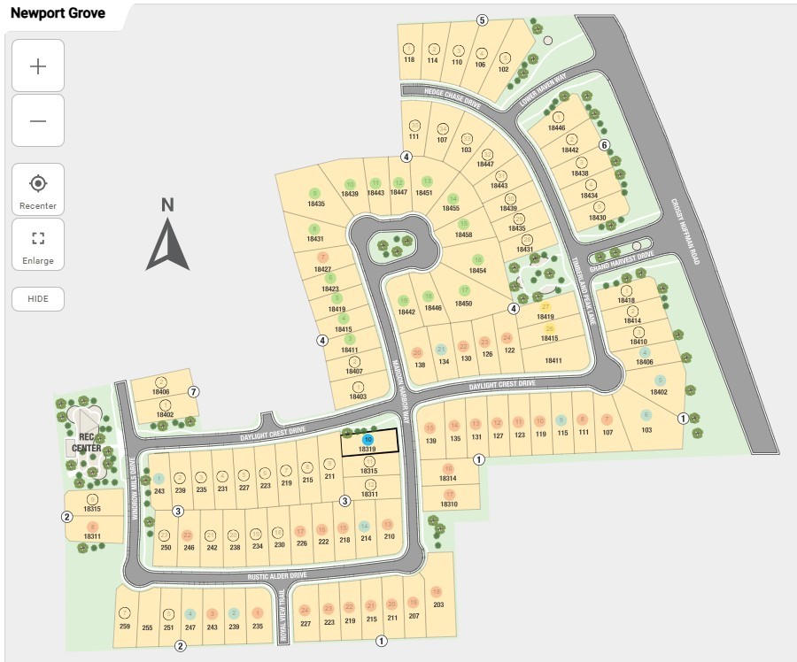 Newport Grove Sitemap