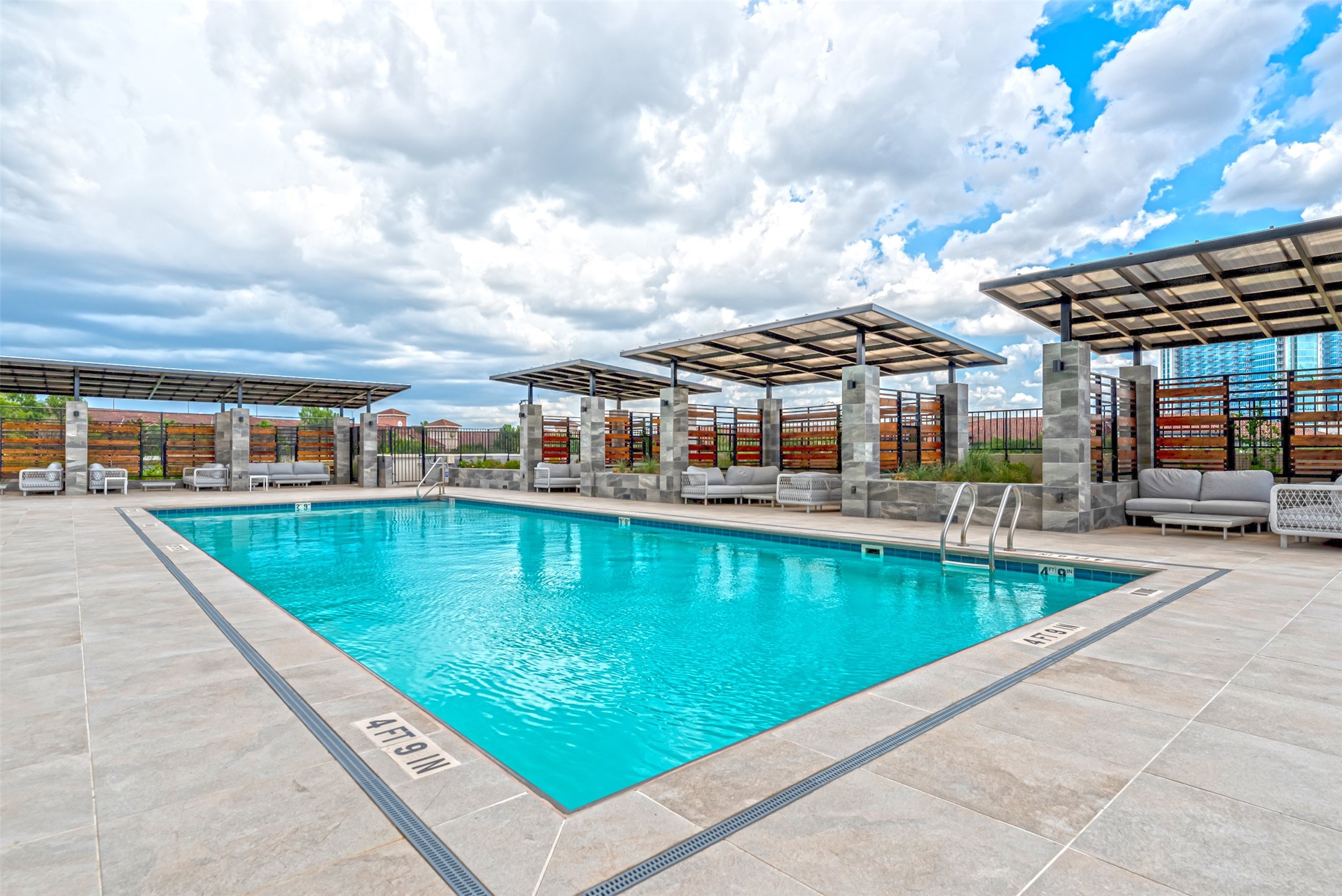 Alternate view of the pool.