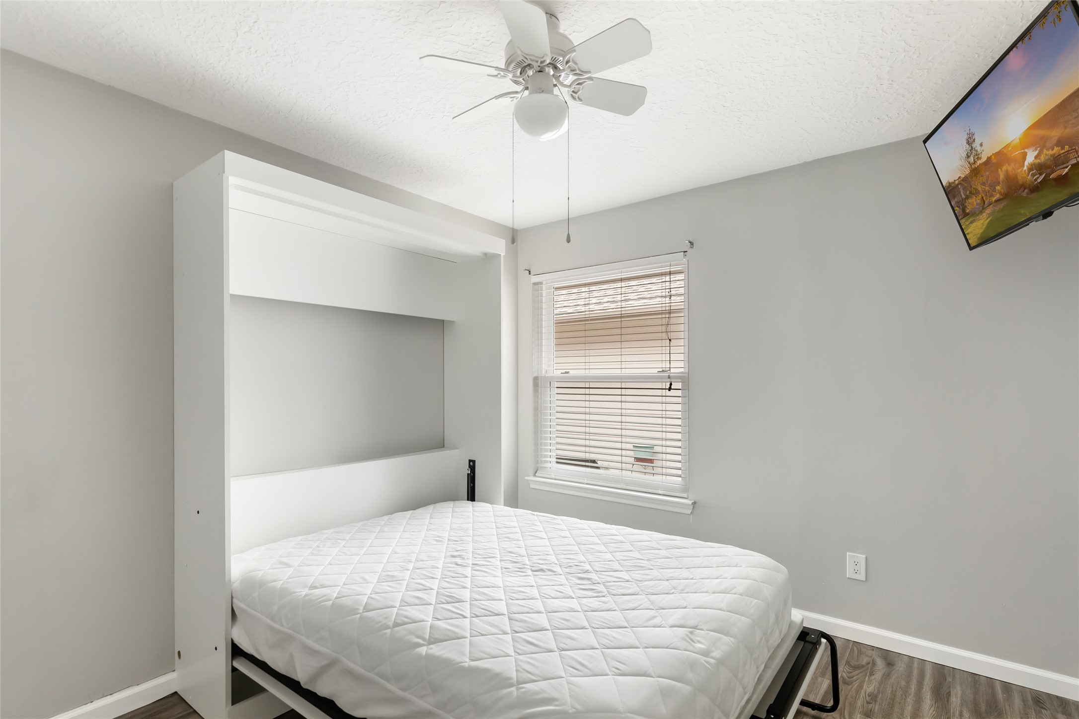 Bedroom 2 with open Murphy Bed