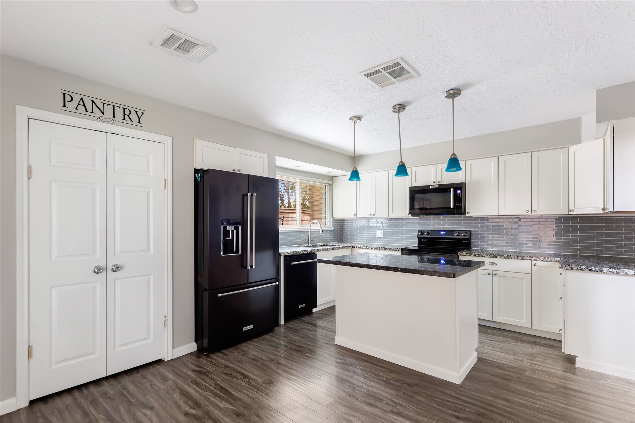 Additional view of the island kitchen