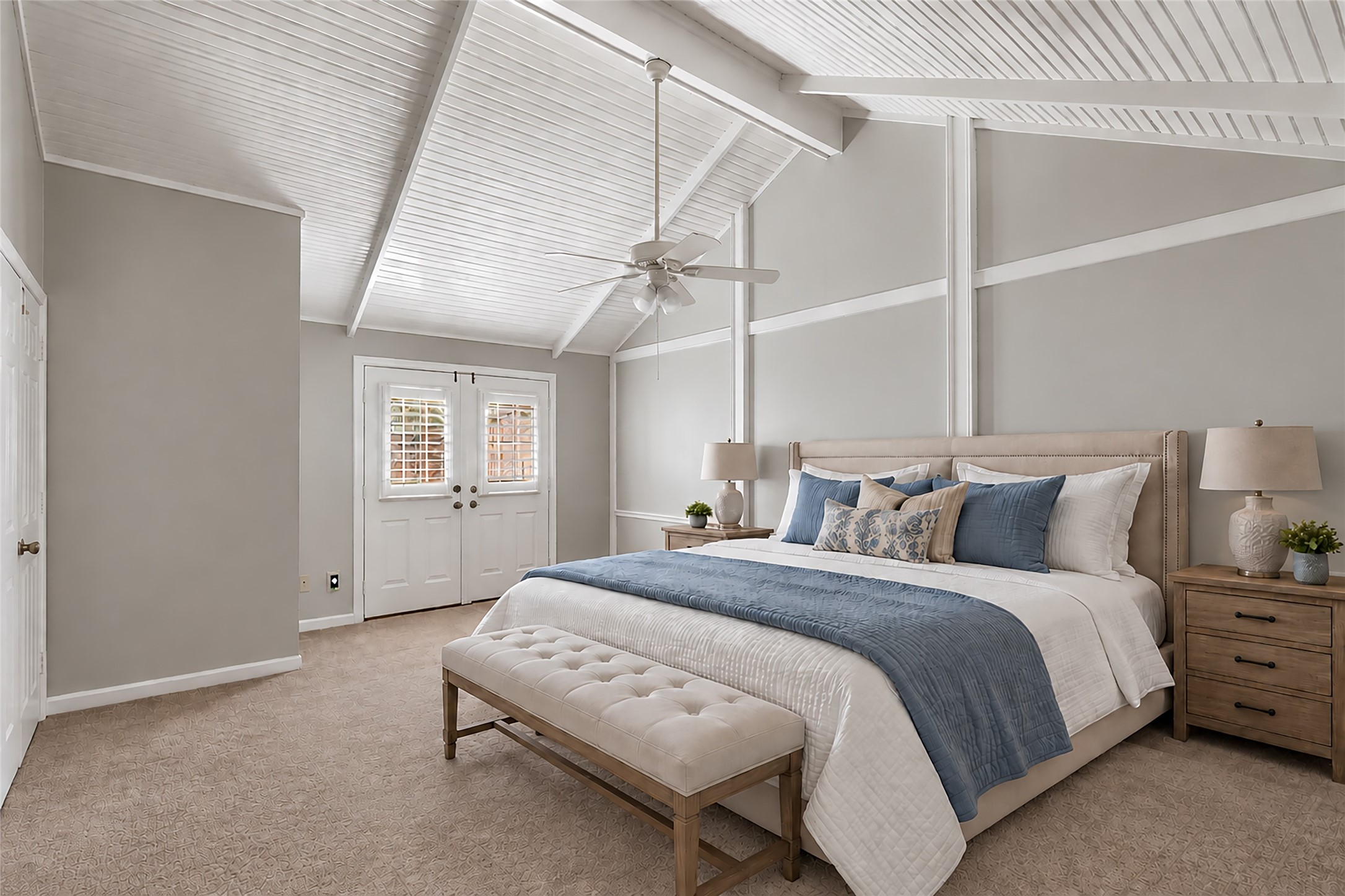 Primary Bedroom - This picture has been virtually staged