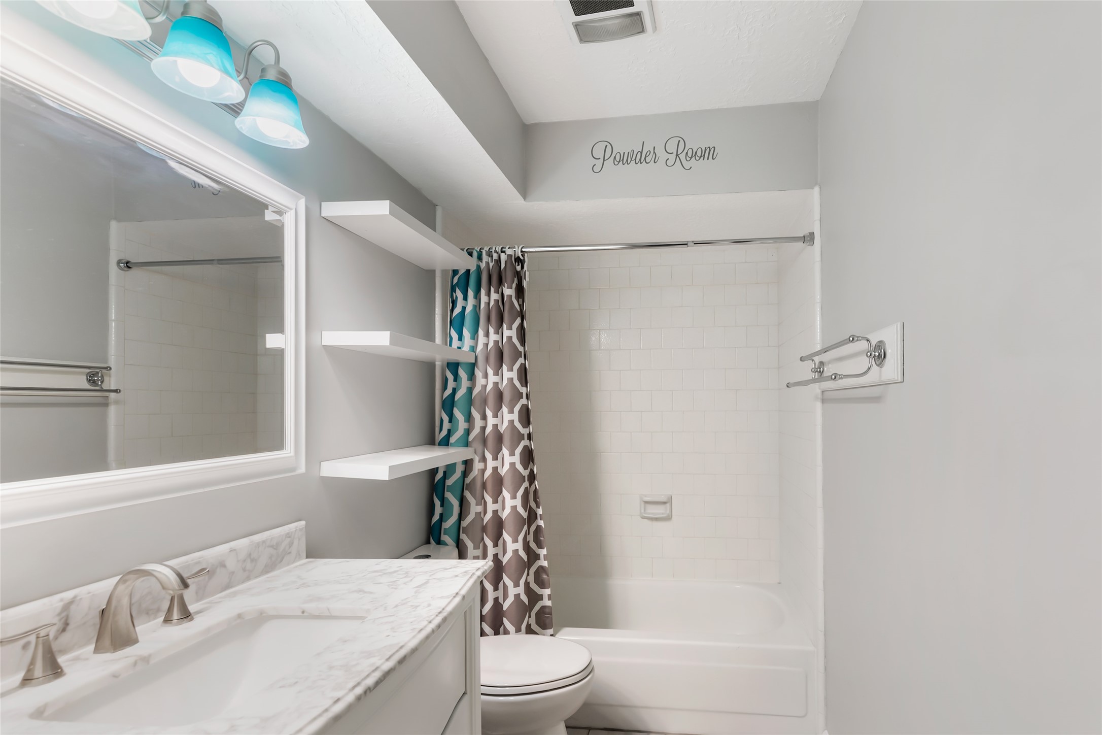 Secondary bathroom