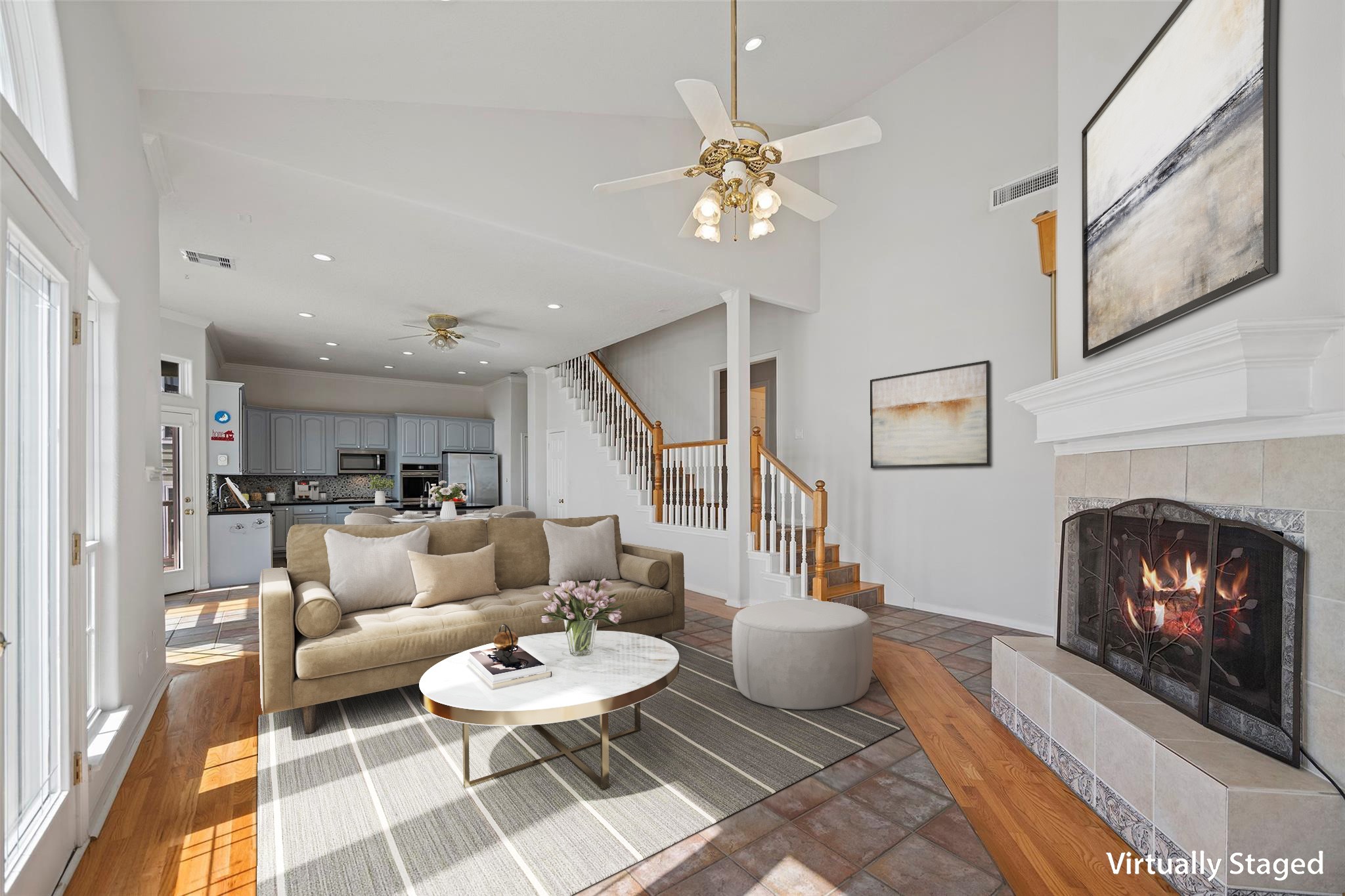 Living room, full view of bay
