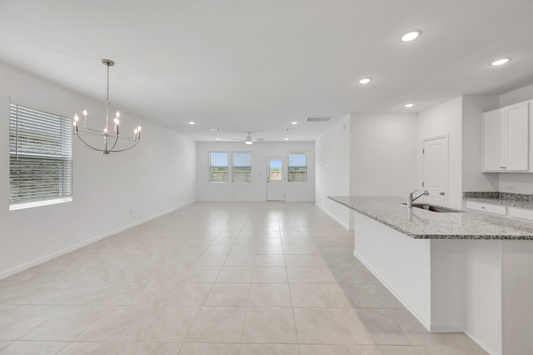 Bright and airy living area